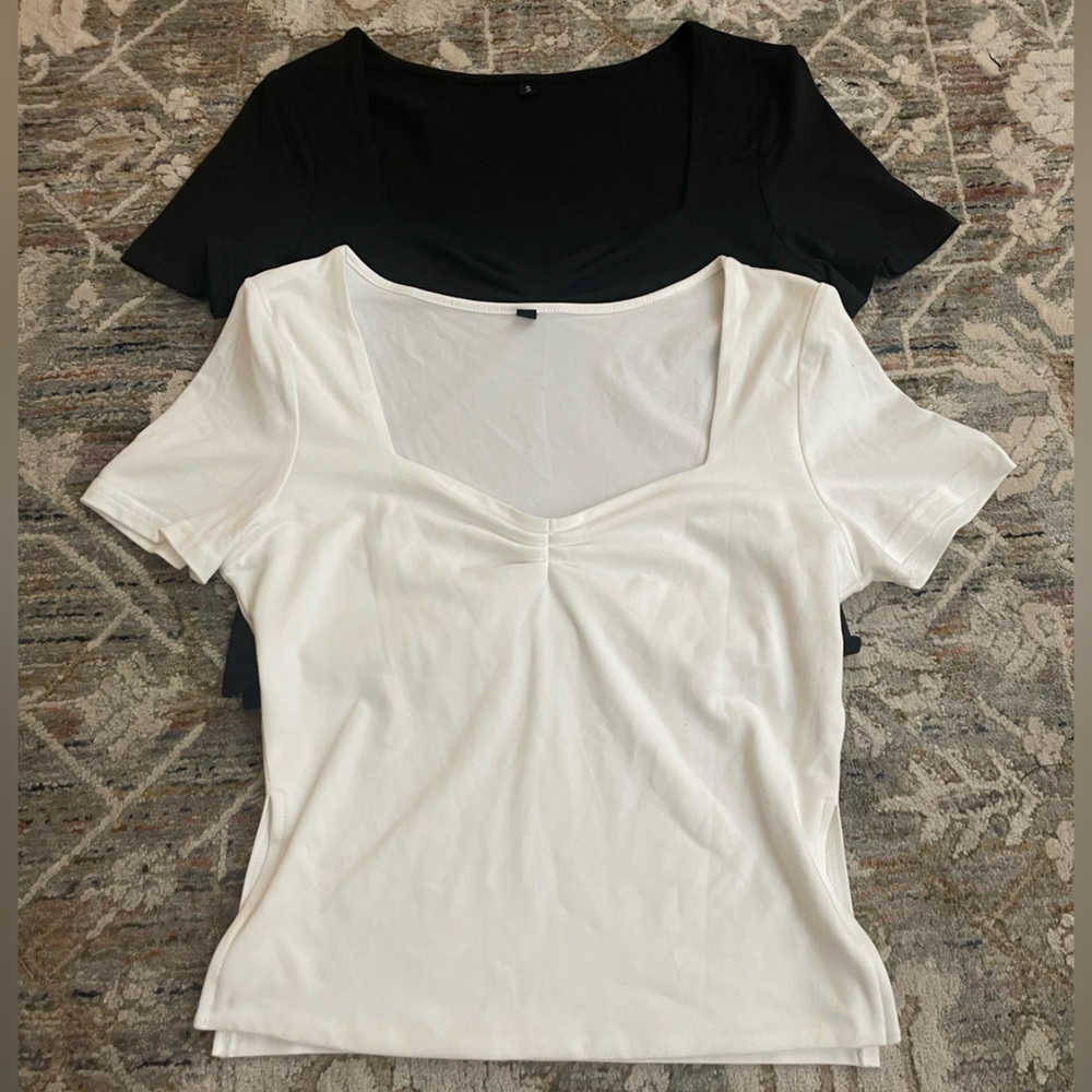Bundle of 2 cute basic tees